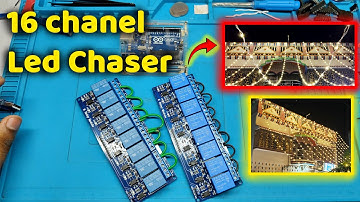 How to make 16 channel led chaser at home | Diwali light | Arduino || 💡💡