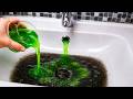 Clean Your Drain in 5 Seconds! Incredible Effect From the Overflow