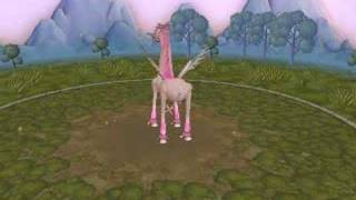 Spore Creature Creator Video- pegasus unicorn