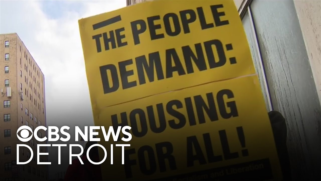 Detroit Leland House residents rally, demand action from city leaders
