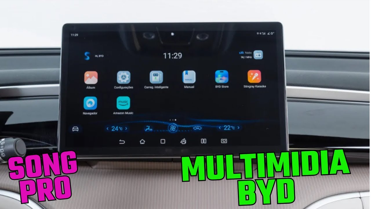 Multimídia do BYD Song Pro - Tudo que você precisa saber!