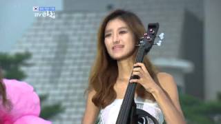 0814 KBS2TV아침 1부오프닝 애국가 전자현악 샤인shine