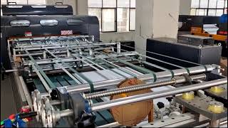 CHM-SGT 1400/1700/1900 Synchro fly double knife Paper sheeter Machine in Customer site #packaging