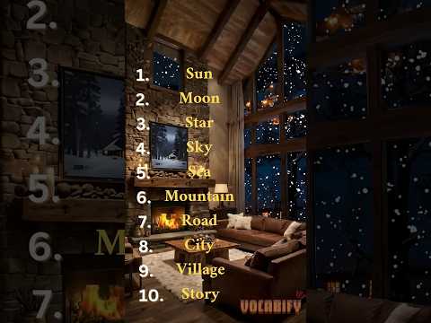 10 كلمات إنجليزية عن الطبيعة والمكان تعر ف عليها وتعلم نطقها