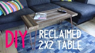 Build a Simple Hairpin Table... with 2x2's!