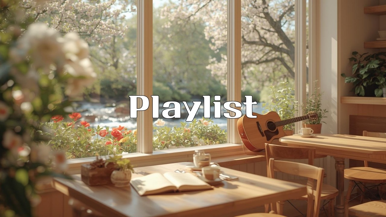 playlist🎧그냥 틀어 놓으세요🎵햇살 가득한 봄날 카페 음악 ☕ Relaxing Spring Cafe Playlist ☕카페음악ㅣ수면ㅣ일.공부.작업