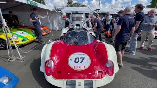 Turbine Racing Engine Start - Howmet Tx In The Paddocks At Le Mans Clic