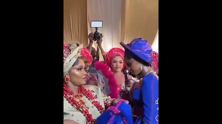 Iyabo Ojo praying for Her daughter (Pricelia) on her wedding