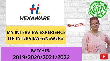 My Hexaware Interview Experience |Technical|Interview questions+answers | Non-CS | Selection mail