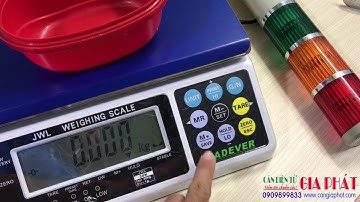 Cân điện tử Jadever JWL 3kg 6kg 15kg 30kg - đèn tín hiệu xanh đỏ vàng - cân đóng gói - cân kiểm tra