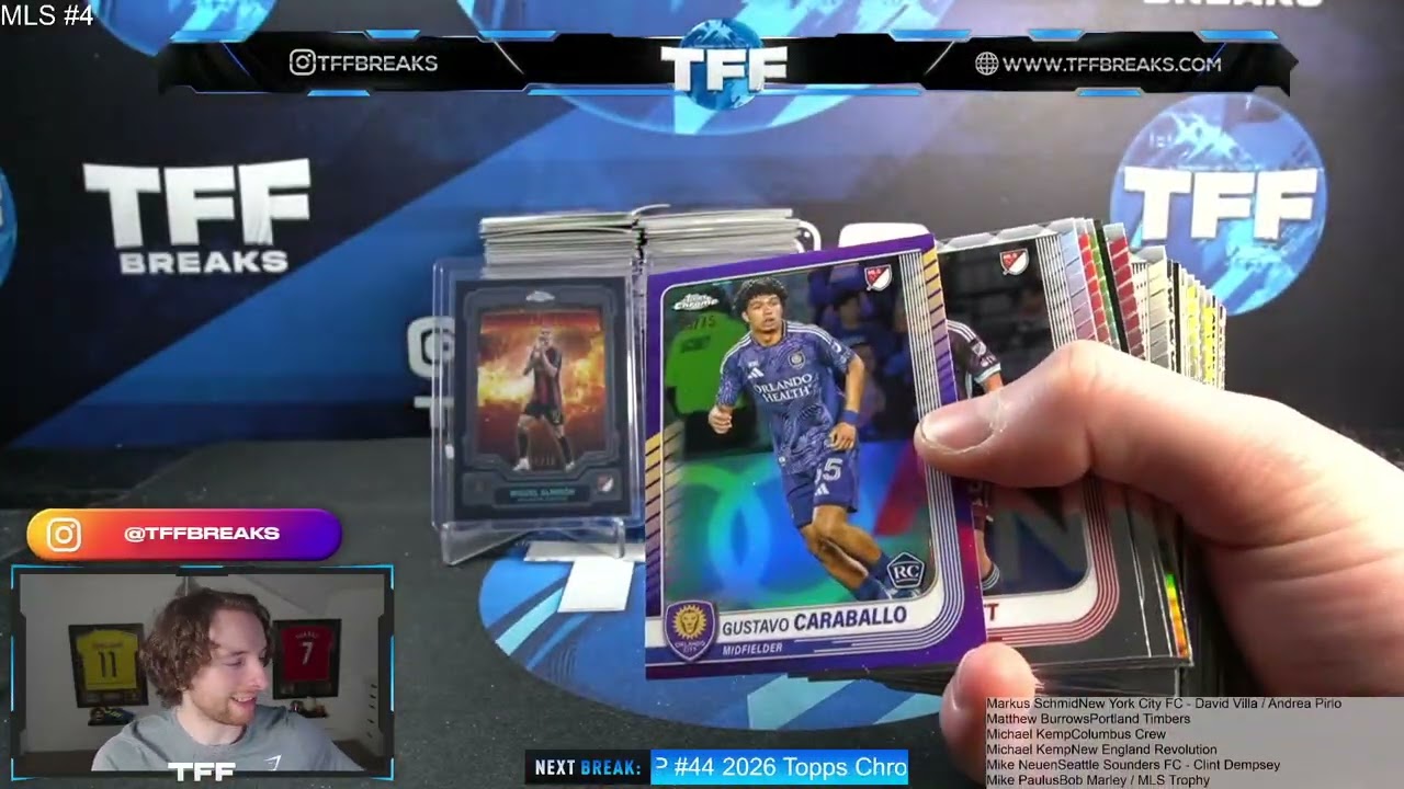 Topps Chrome® MLS 2025 12 Box PYT/PYP Case Break #4