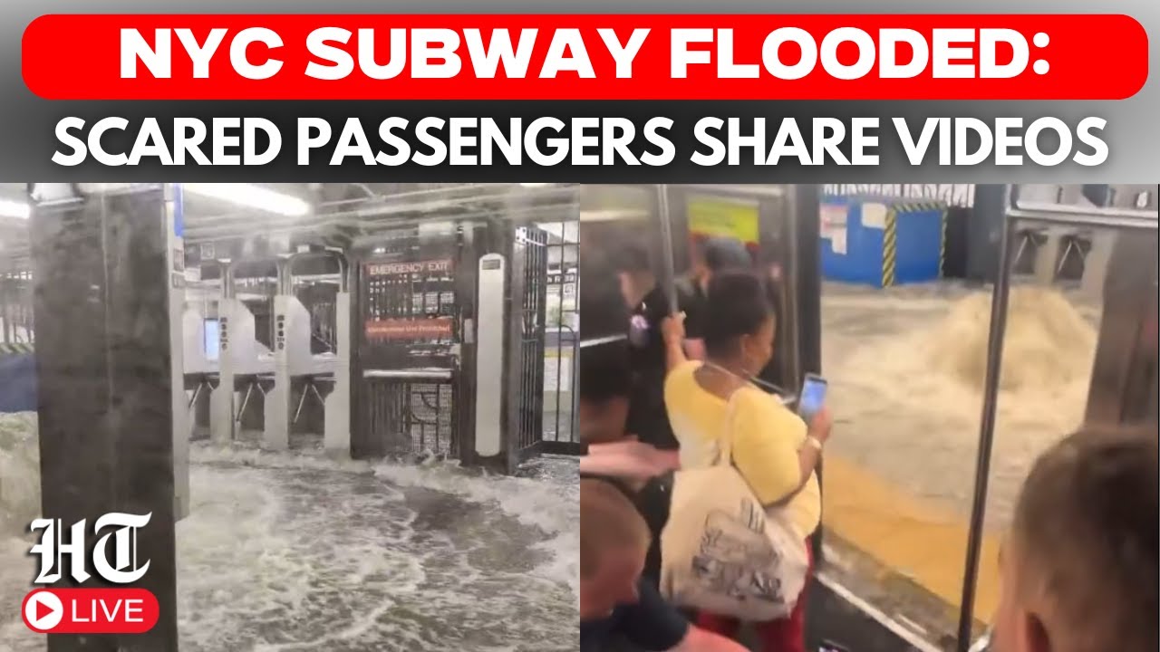 NYC Flood LIVE: New York City Subway Drowns Amid Heavy Rain- Videos ...