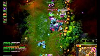 Tower dive into double kill - sick Shen escape