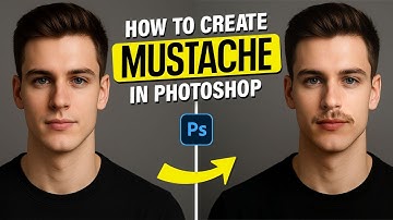 How to Create Mustache in Photoshop | Photoshop Tutorial 2025 | Am Graphix