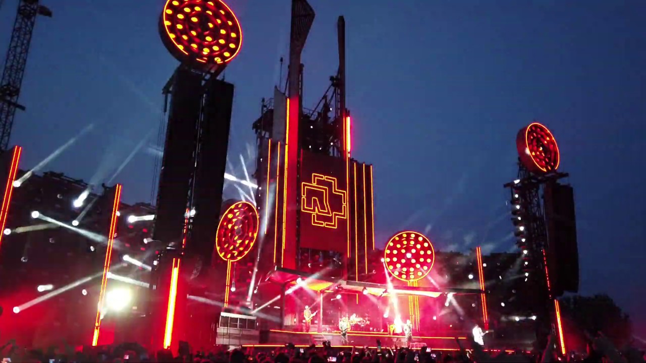 Rammstein - Deutschland (concert in Riga 2019) HD - YouTube