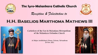 Reception to H. H. Baselios Marthoma Mathews III | Major Archbishop's House | Trivandrum