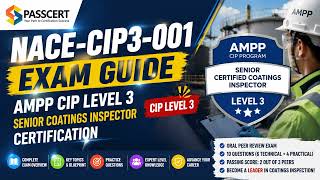 Information AMPP CIP Level 3 NACE-CIP3-001 Exam Guide |  Senior Coatings Inspector Certification Prep Update