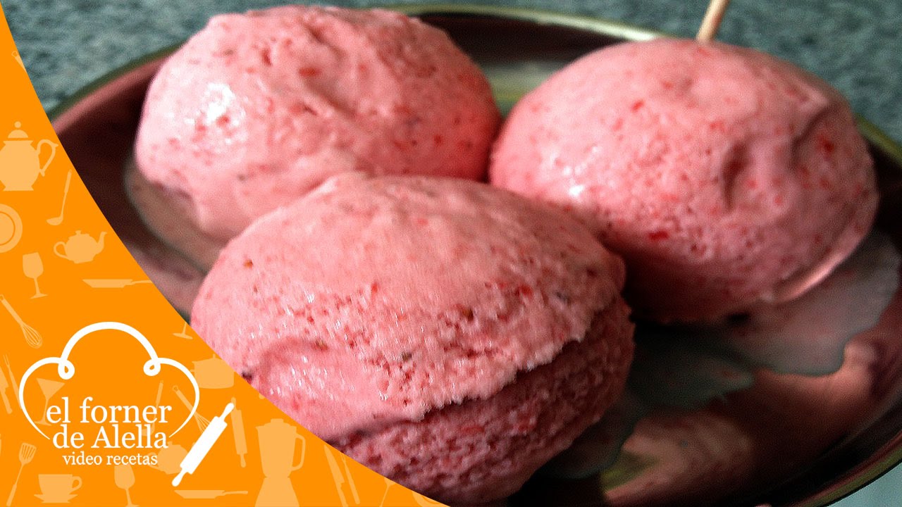Helado de Fresas Natural