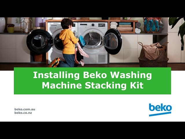 Beko STACKING KIT 2985400100 Kit de apilamiento para lavadoras y secadoras  - blanco