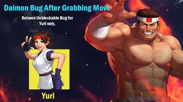 KOF 98 - Daimon Bug Unblockable for Yuri - Fightcade