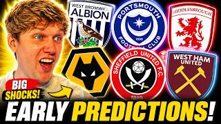 MY EARLY CHAMPIONSHIP PREDICTIONS!