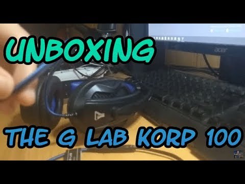 Casque Gaming The G-Lab Korp 100 pour PC, PS4 et Xbox