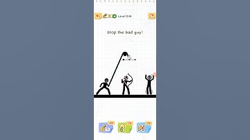 draw 2 save 💢 level 244 stop the bad guy #game #trending #funnypictures #gameplay