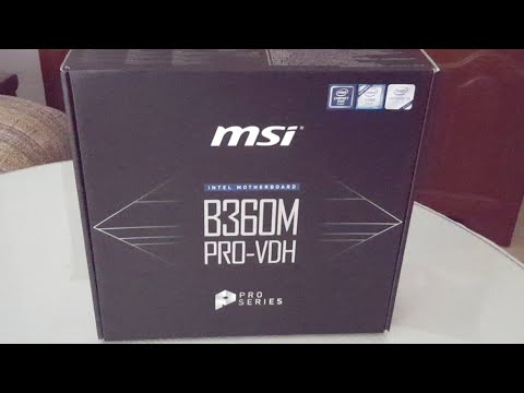 MSI B360M PRO-VDH Contenido De La Caja