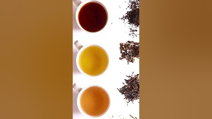 Trà đen và hồng trà khác nhau như thế nào