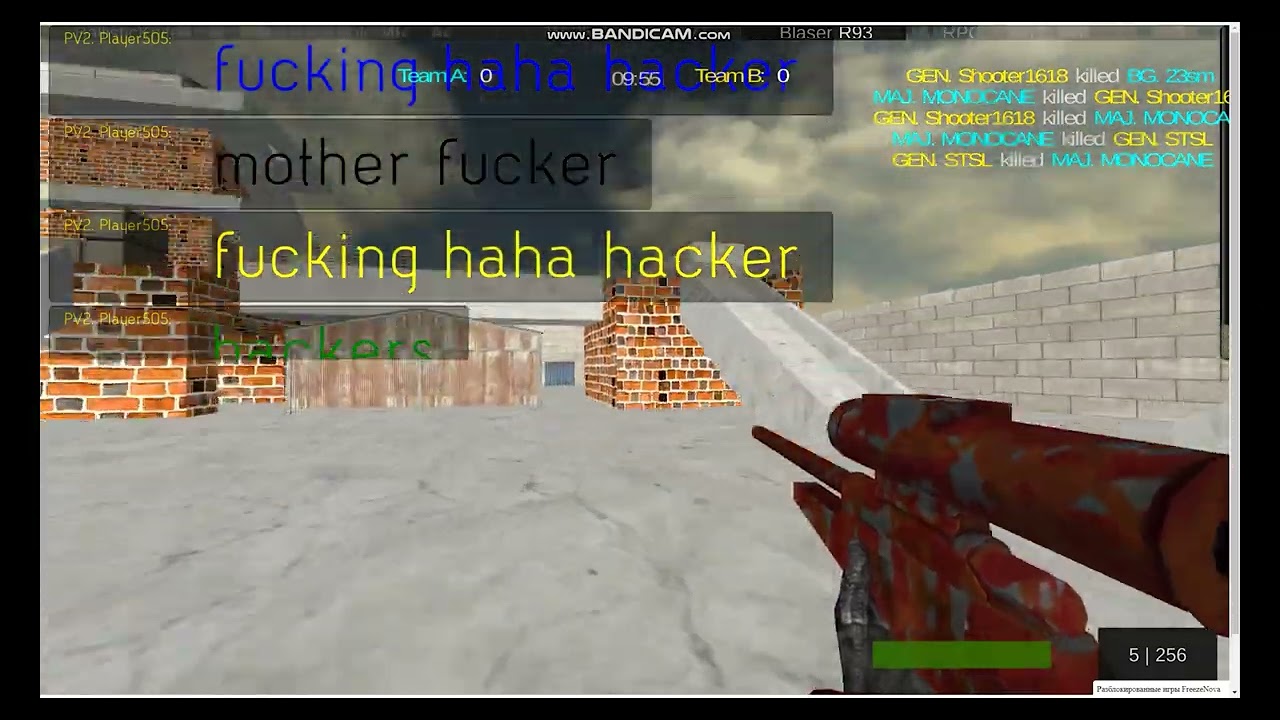 Player505 uses some kind of hacker programs