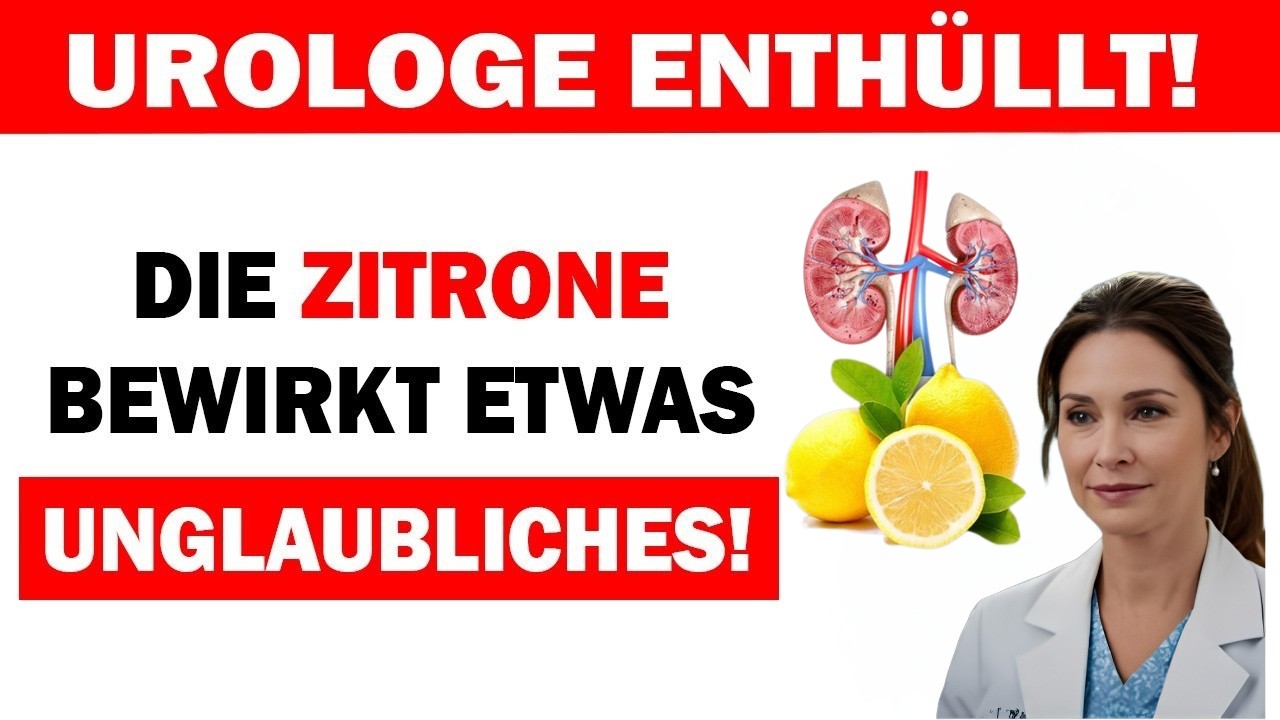 Die erstaunliche Wirkung von Zitrone auf die Nieren – 99 % wissen das nicht (Arzt erklärt )