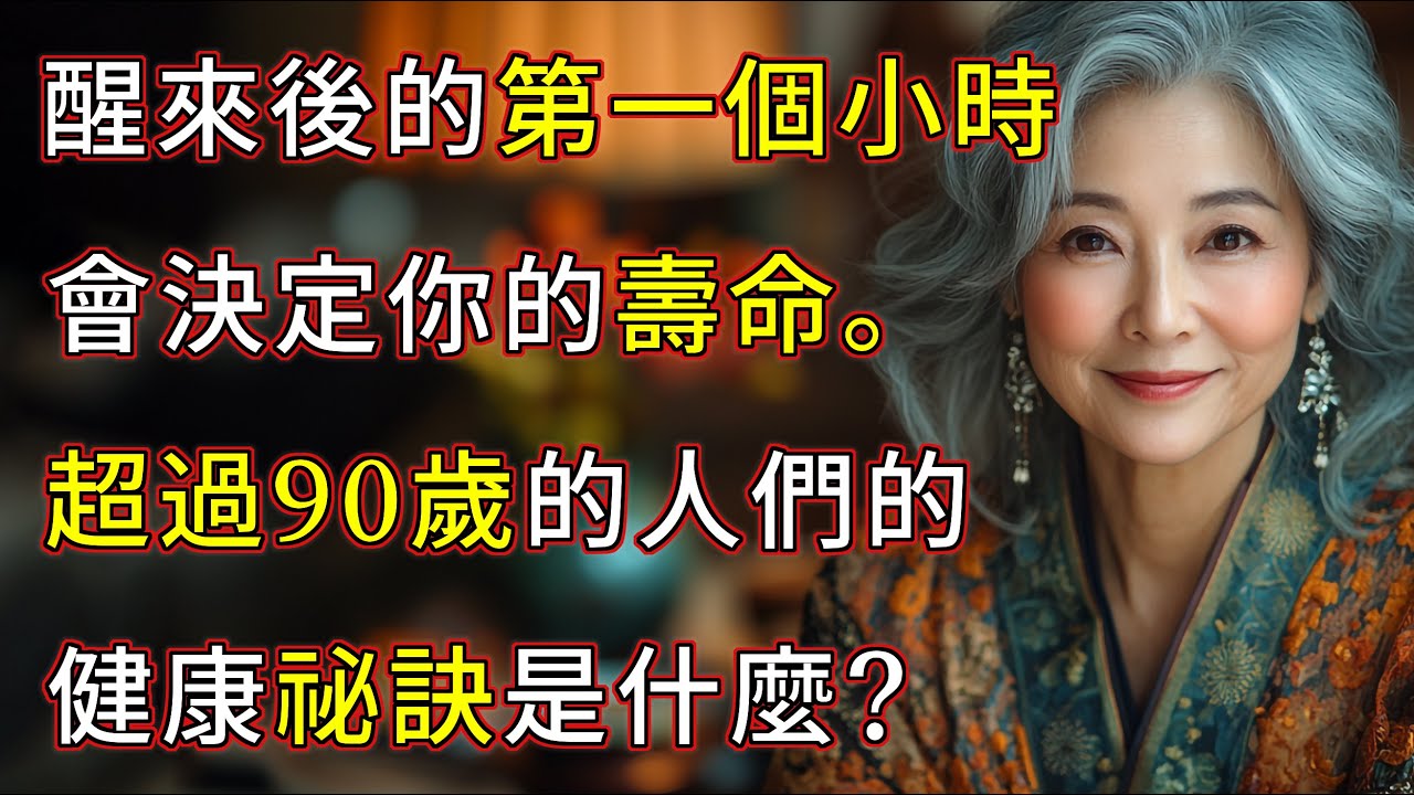 我90歲了，卻比我60歲時還更有活力——就是這7個習慣改變了我的人生。給高齡者的健康建議 | 長壽 | 活得久 | 壽命 | 健康
