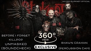 Slipknot – [UNMASKED SOUNDCHECK] [PERCUSSION CAM] [360° VIEW] chords