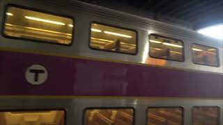 MBTA Commuter Rail Ride on the Greenbush Line (Express from South Station to Quincy Center)