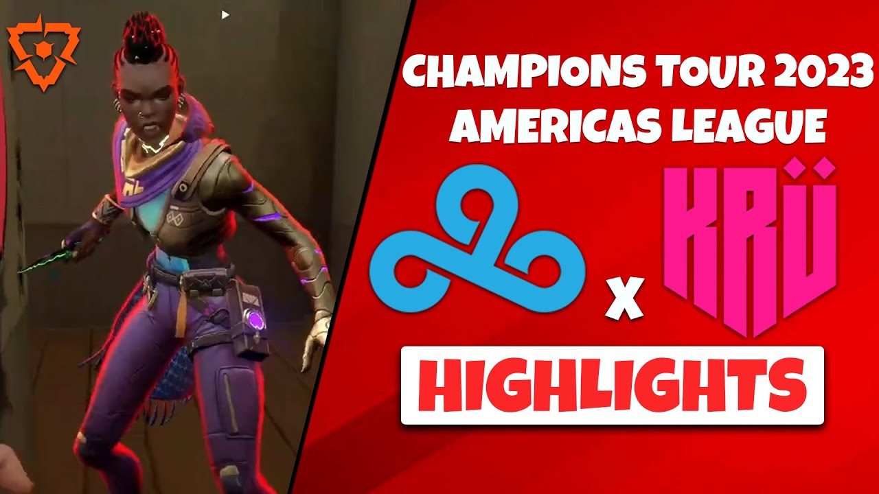 EPIC GAME! Cloud9 vs KRU Esports - HIGHLIGHTS | VALORANT Champions Tour 2023: Americas League