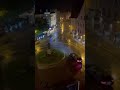 Heavy rain in Fussen Germany