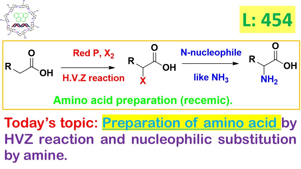 (L454) Amino acid (Glycine, alanine and phenylalanine) preparation by