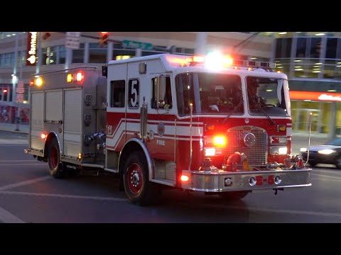 Reading Fire Department Engine 5 Responding