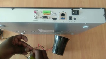 Hikvision NVR Alarm out Wiring Siren make noise when motion detect |CCTV Camera Installation |Alaram