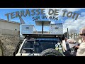 fabrication terrasse de toit sur un 4x4, avec coffre en aluminium Big Fic #overland #vanlife