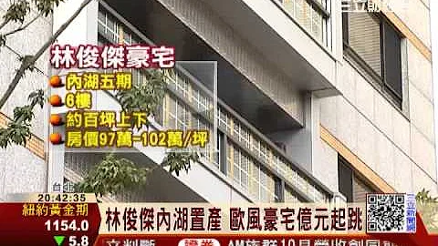 林俊傑入住內湖豪宅　乃哥當鄰居｜三立財經台　ch88 - 天天要聞