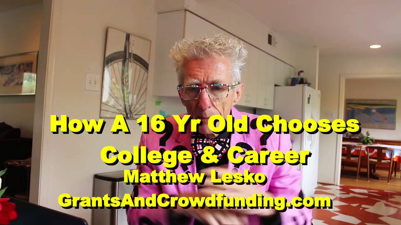 How A 16 Year Old Chooses College and Career - YouTube