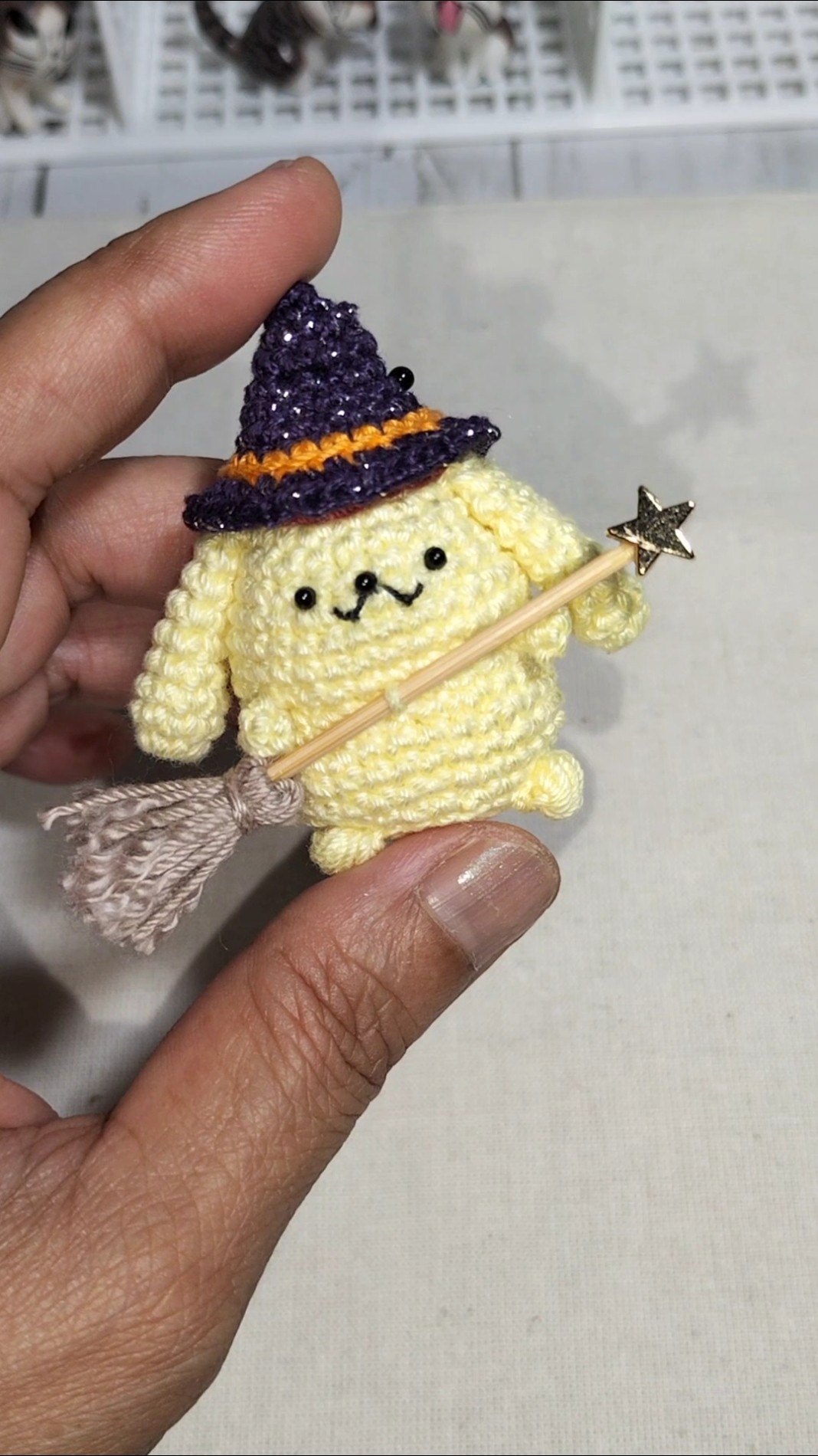 あみぐるみ魔女のほうき🧹 #crochet#あみぐるみ#shorts - YouTube