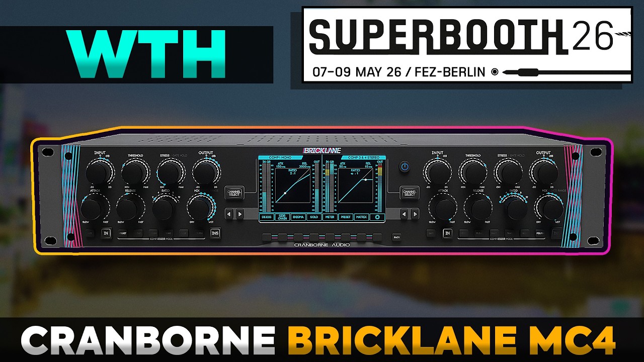 Cranborne Audio Brick Lane MC4 DEMO @ Superbooth26 - YouTube