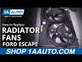 How to Replace Radiator Cooling Fans 2008-12 Ford Escape