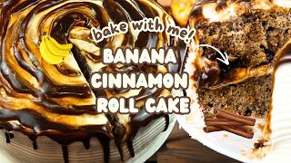 Banana Bread Cinnamon Swirl Cake | Bake A Cake With Me Banana Bread Cinnamon Swirl Cake | Bake A Cake With Me