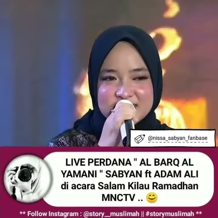 Live Perdana Sabyan Bersama Adam Ali