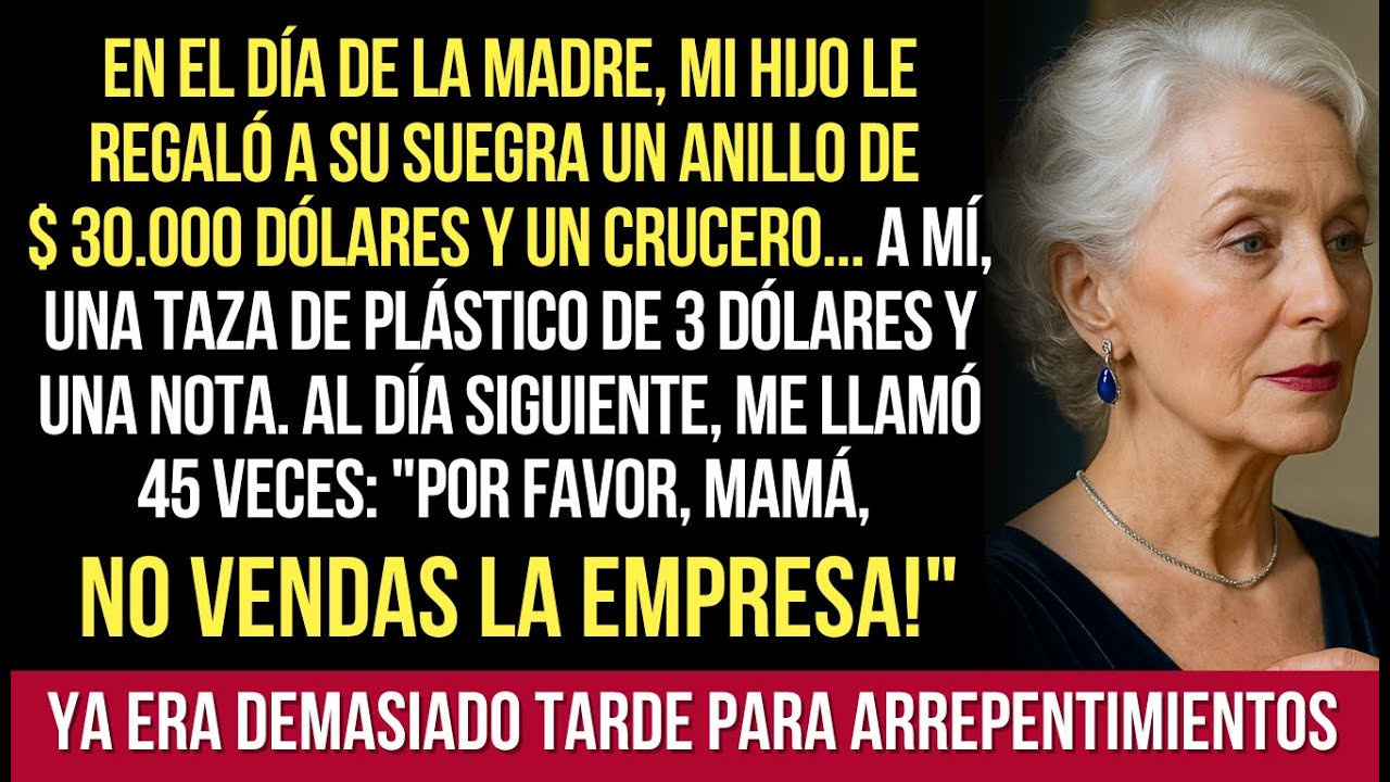 En El Día De La Madre, Mi Hijo Le Regaló a Su Suegra Un Anillo De $30.000 y Un Viaje. A Mí Me Dio Un