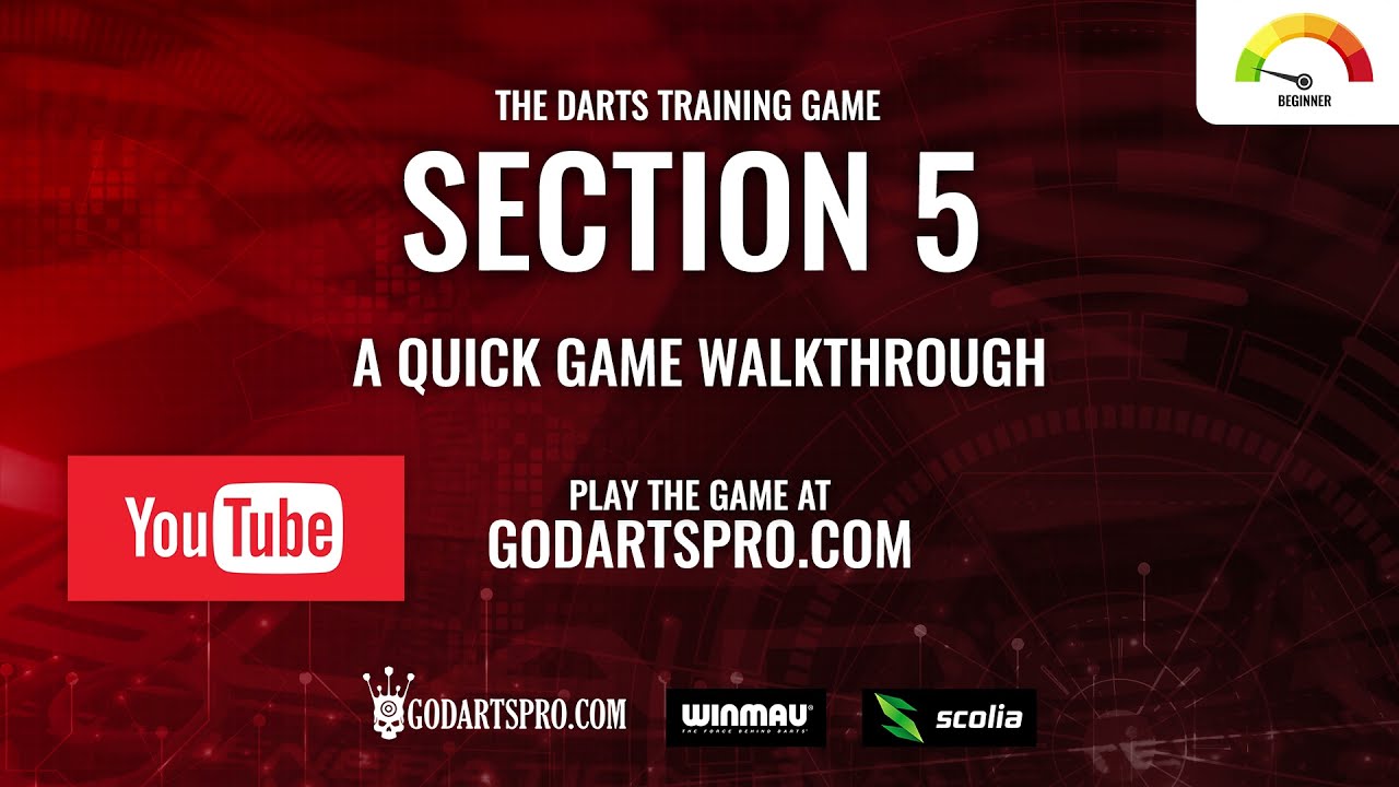 Beginners darts practice game: Section 5