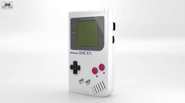 Nintendo Game Boy 3D model by 3DModels.org